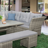 MALIA 5 PC. SECTIONAL SET W/ BENCH